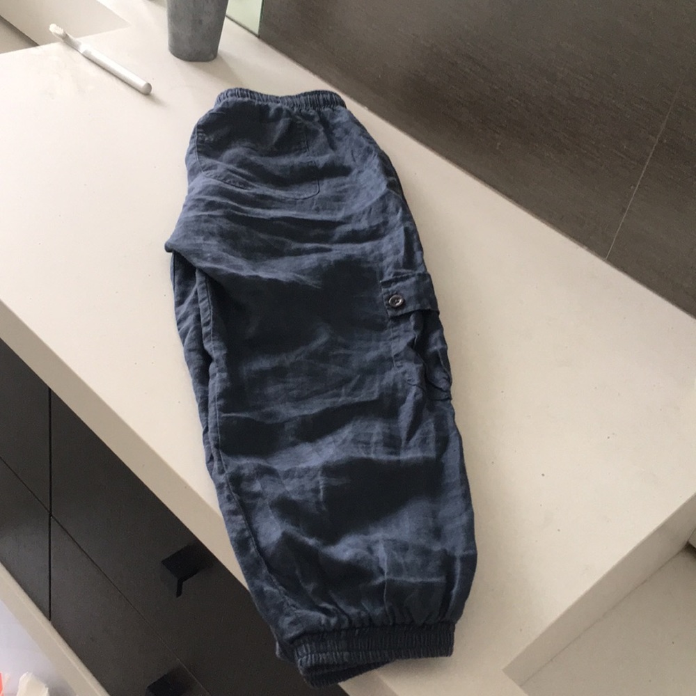 Capri Cargo pants w drawstring + elastic waistband - Picture 6 of 8
